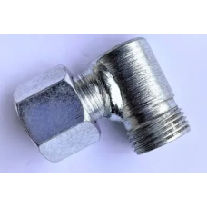 Штуцер з“єднувальний рукава ВД 24х24 кутовий з гайкою