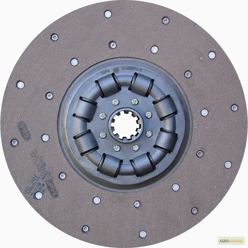 Диск муфти зчеплення ГАЗ-53 (з демпферами)