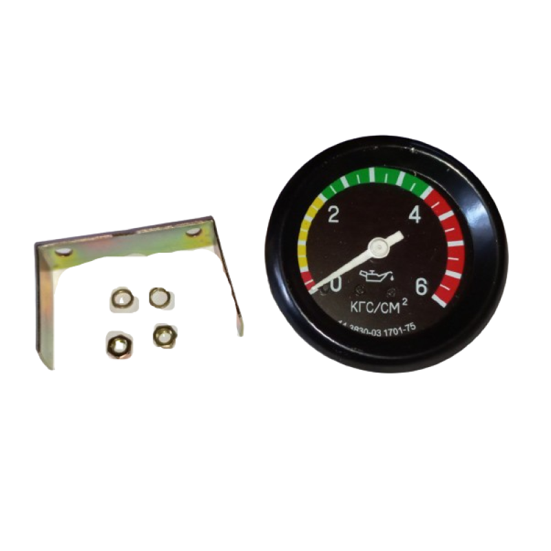 Вказівник тиску масла 6 атм. (манометр механічний) 14.3830-03