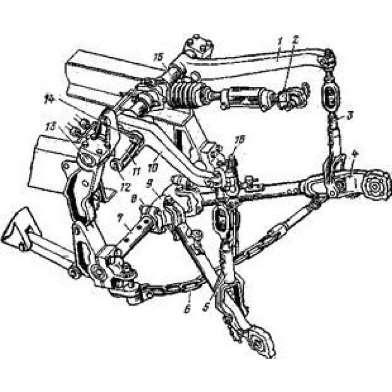 Пристрій навісне Т-150 150.56.001-2