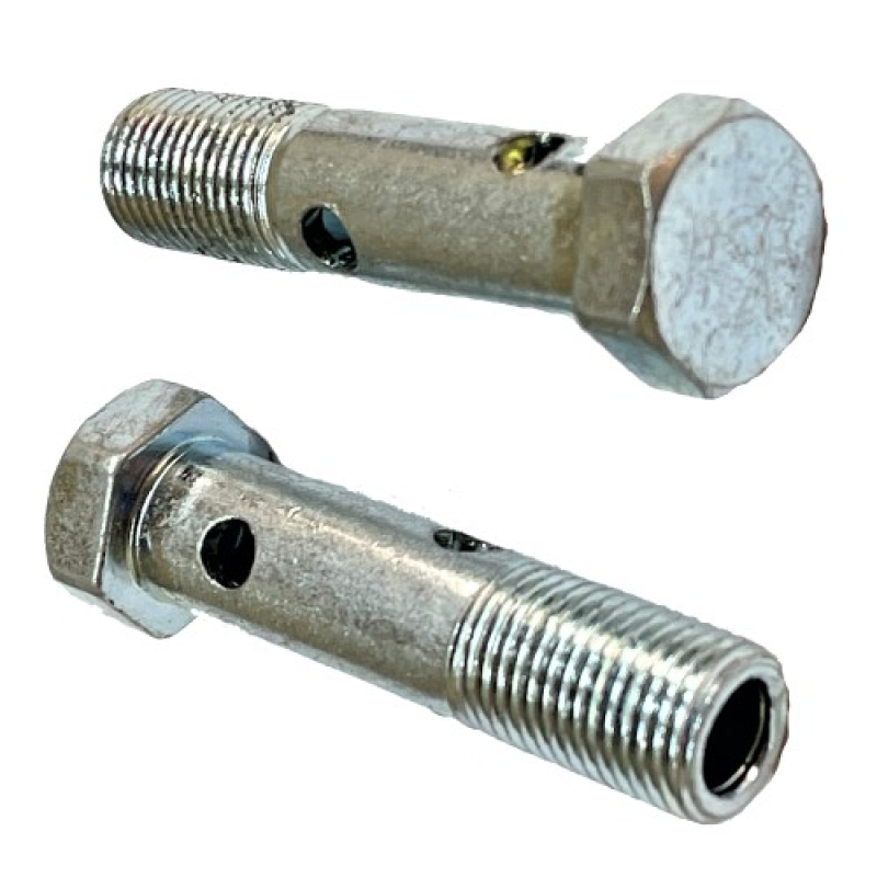 Болт-штуцер паливний зворотний бік М10х1.5 L=45 мм (2 відв.) 240-1111103-А-01 МТЗ ЮМЗ-6 ЯМЗ
