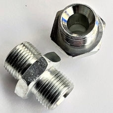 Штуцер з“єднувальний S24хS24 (грань S27) (М20х1.5-М20х1.5) в розподільник Р-80