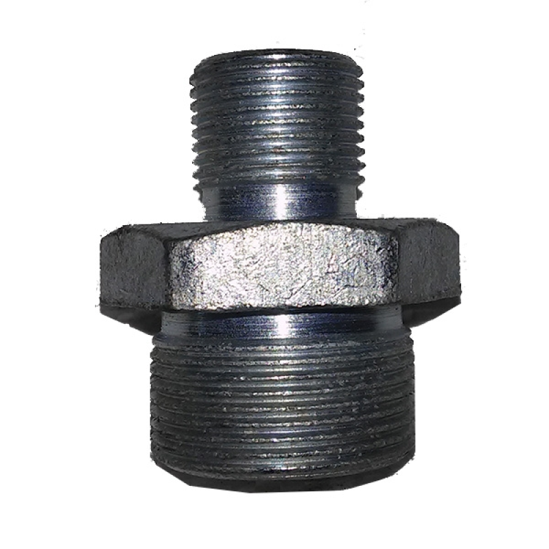 ШТУЦЕР НА ФЛАНЕЦ НШ-32 КЛЮЧ S=24 (М30Х1,5 - М20Х1,5)