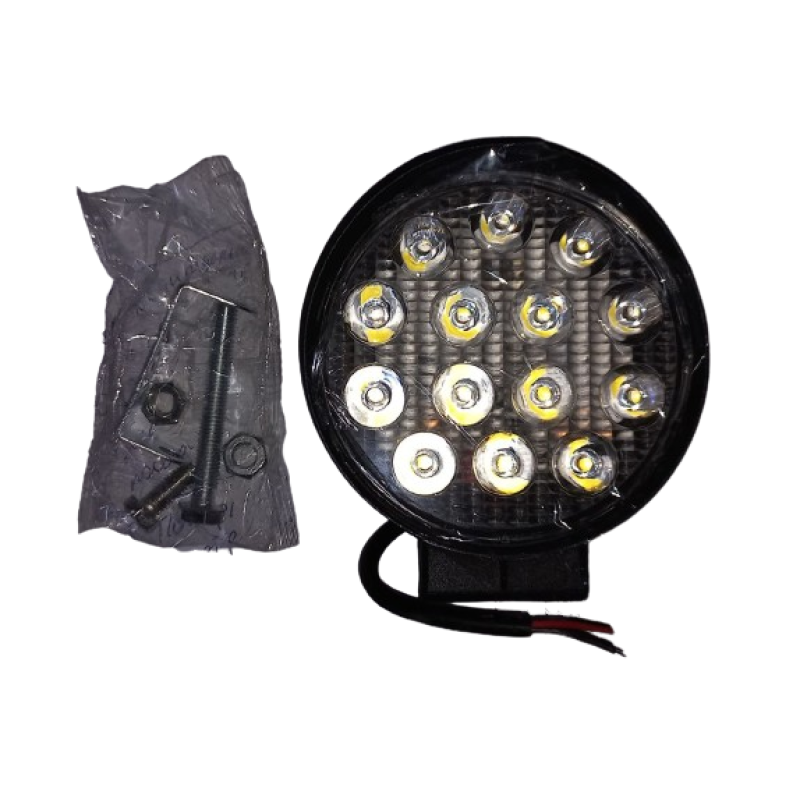 Світлодіодна кругла фара LED 42 Вт 4000 Lm (14 діодів) 6000 К <unk> 10.5