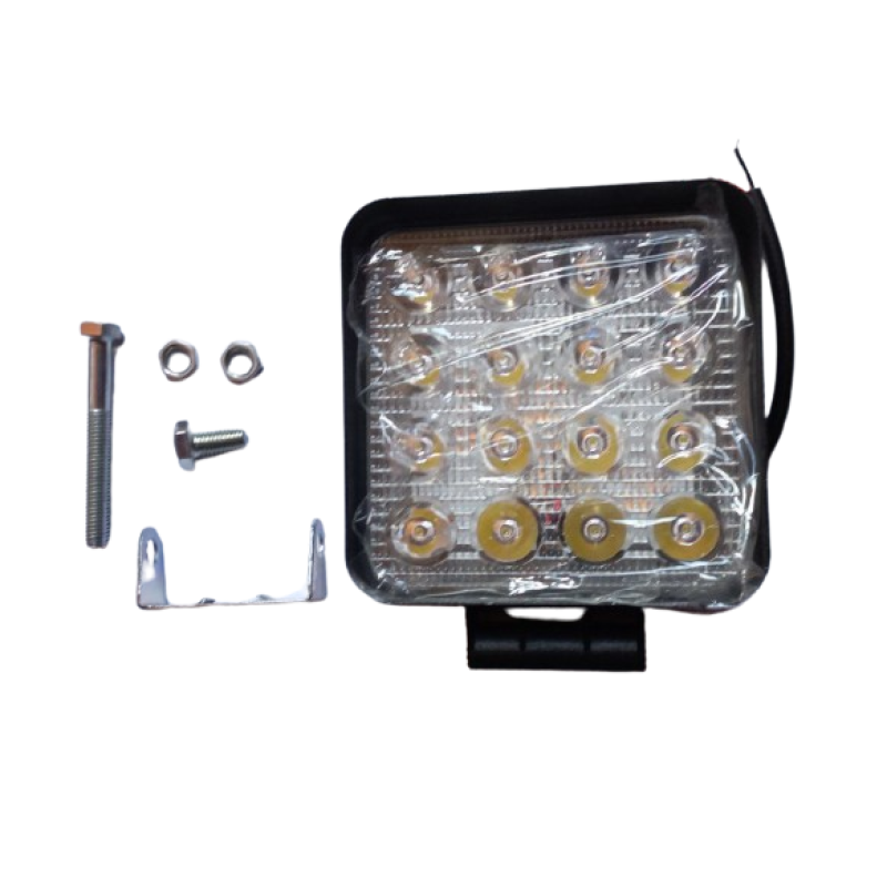 Фара світлодіодна квадратна LED 42 Вт 4000 Lm (16 діодів) 6000 К