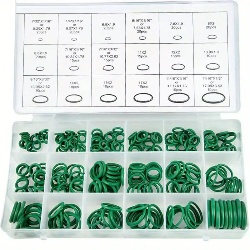 Набір ущільнювальних кілець O-Ring W-8085 (18 видів, 270 шт.)