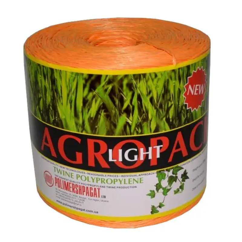 Шпагат сінов’язальний Agropack 500текс, 2500м (5 кг), помаранчевий