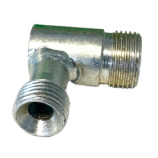 Штуцер кутовий перехідний РВД M16×1,5–M20×1,5 під гайки S19×S24, ключ S24